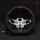 Revolve Alcantara Leather Sport W/heated Steering Wheel for Ford Mustang GT 2018-2022 - revolvesteering